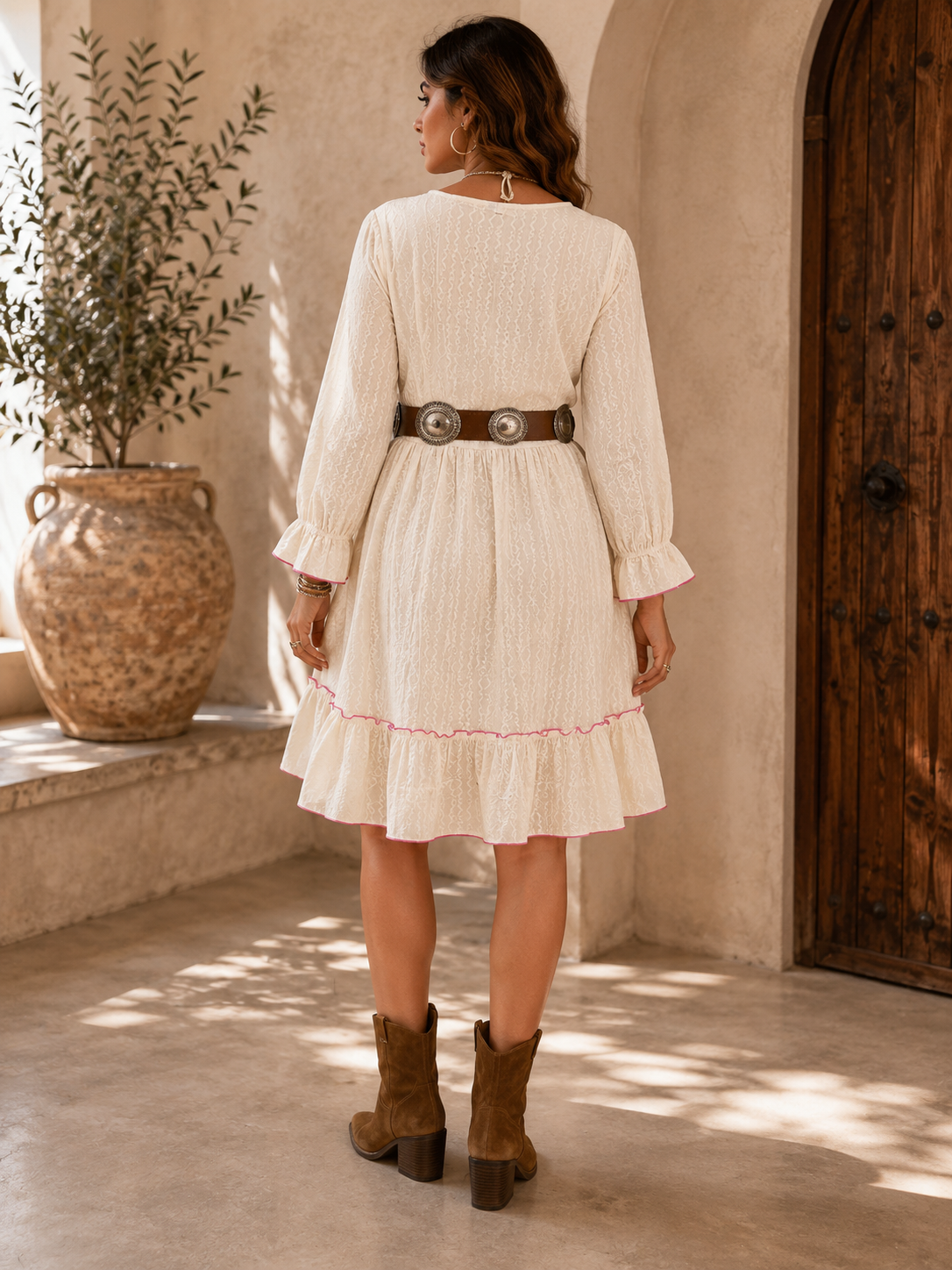 Ivory Bloom Embroidered Tunic