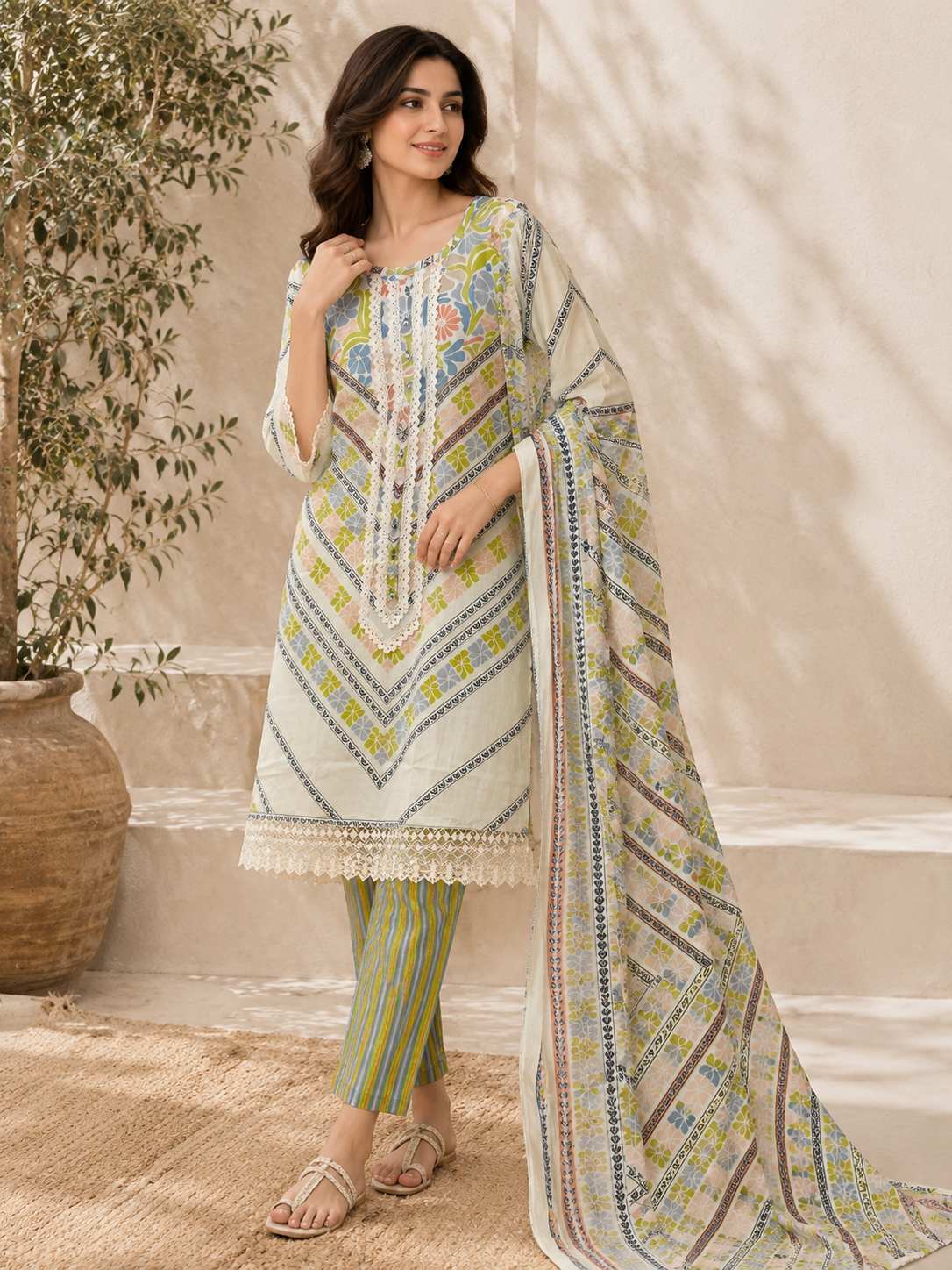 Garden Bloom Kurta Set