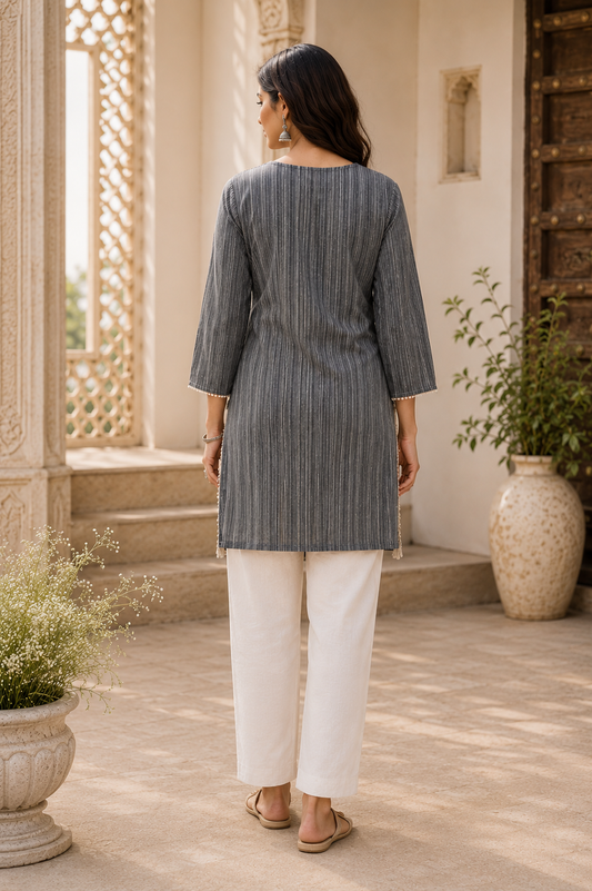 Handloom Mirror Coord Set