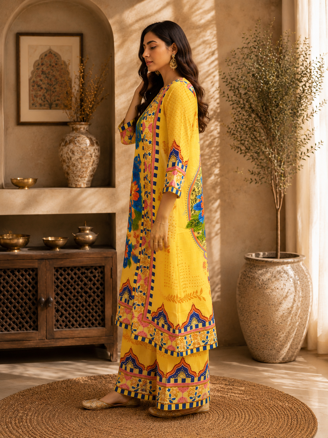 Sunshine Bloom Shrug Coord Set