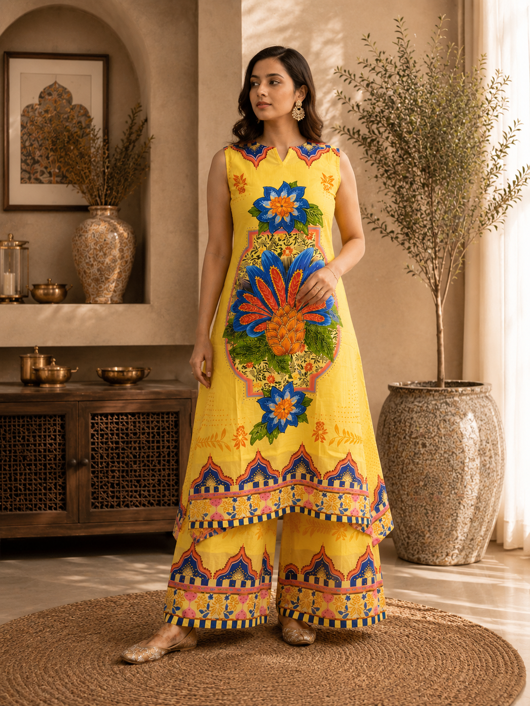 Sunshine Bloom Shrug Coord Set